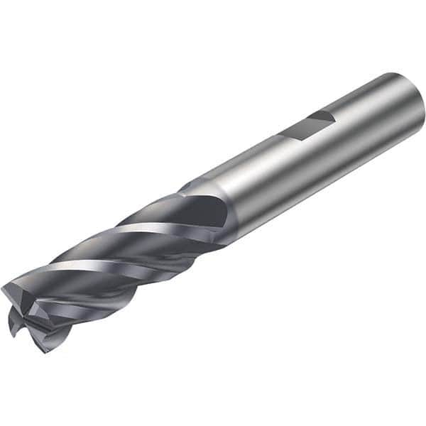 Sandvik Coromant - 20mm Diam 4 Flute Solid Carbide 1mm Corner Radius End Mill - Apex Tool & Supply