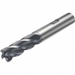 Sandvik Coromant - 16mm Diam 4 Flute Solid Carbide 5mm Corner Radius End Mill - Apex Tool & Supply