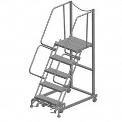 Ballymore - Rolling & Wall Mounted Ladders & Platforms Type: Rolling Warehouse Ladder Style: Rolling Safety Ladder - Apex Tool & Supply