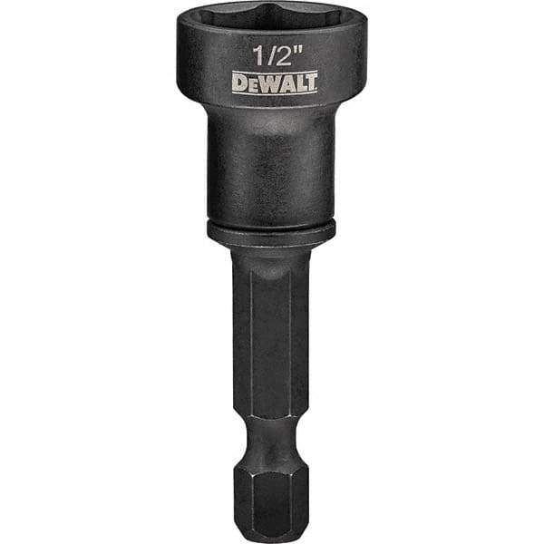 DeWALT - Power & Impact Screwdriver Bits & Holders Bit Type: Magnetic Nut Driver Hex Size (Inch): 1/2 - Apex Tool & Supply