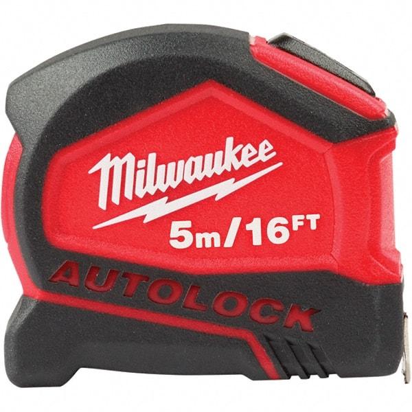 Milwaukee Tool - Tape Measures Length (Feet): 16.00 Width (mm): 27.00 - Apex Tool & Supply
