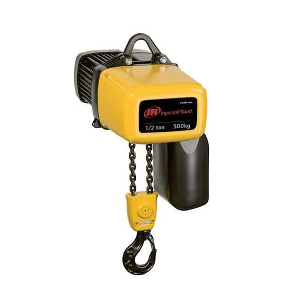 Ingersoll-Rand - Electric Hoists   Type: Electric Chain Hoist    Load Capacity (Ton): 1 Ton - Apex Tool & Supply