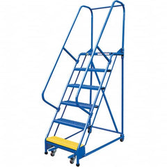 Vestil - 90" High 350 Lb Capacity 6 Step Ladder - Apex Tool & Supply