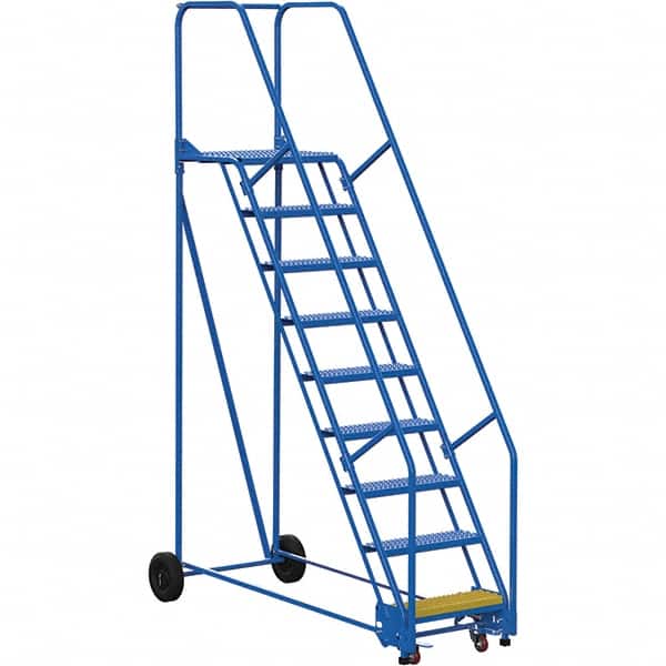 Vestil - 120" High 350 Lb Capacity 9 Step Ladder - Apex Tool & Supply