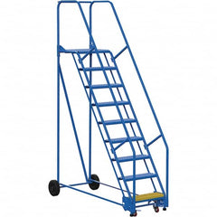 Vestil - 120" High 350 Lb Capacity 9 Step Ladder - Apex Tool & Supply