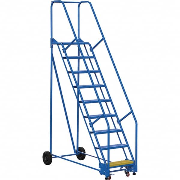 Vestil - 120" High 350 Lb Capacity 9 Step Ladder - Apex Tool & Supply
