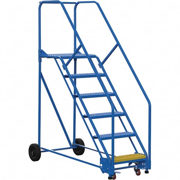 Vestil - 90" High 350 Lb Capacity 6 Step Ladder - Apex Tool & Supply
