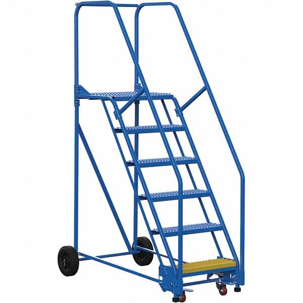 Vestil - 90" High 350 Lb Capacity 6 Step Ladder - Apex Tool & Supply