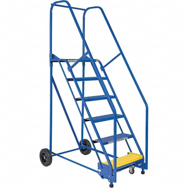 Vestil - 90" High 350 Lb Capacity 6 Step Ladder - Apex Tool & Supply