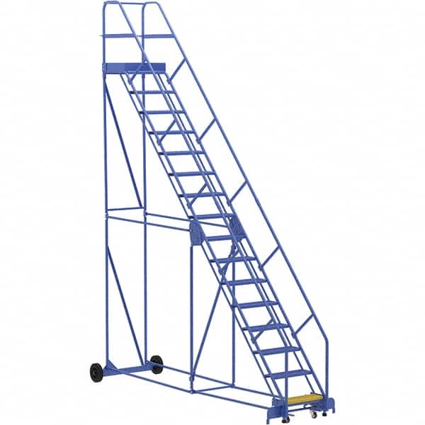 Vestil - 196" High 350 Lb Capacity 16 Step Ladder - Apex Tool & Supply