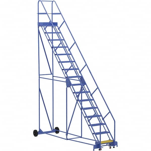 Vestil - 196" High 350 Lb Capacity 16 Step Ladder - Apex Tool & Supply