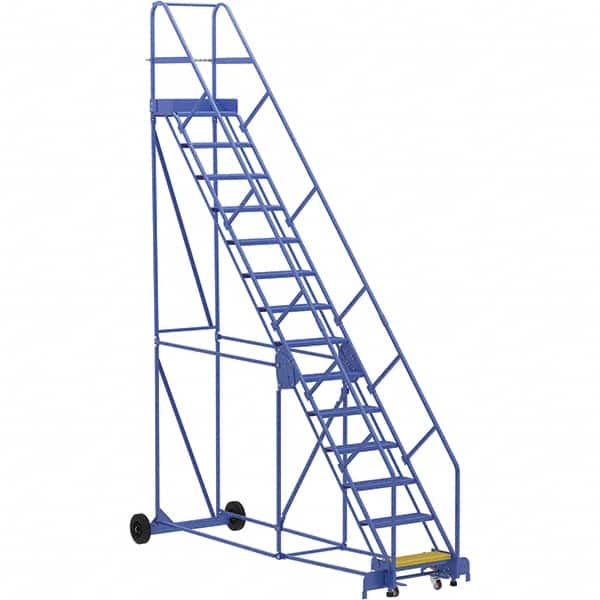Vestil - 176" High 350 Lb Capacity 14 Step Ladder - Apex Tool & Supply