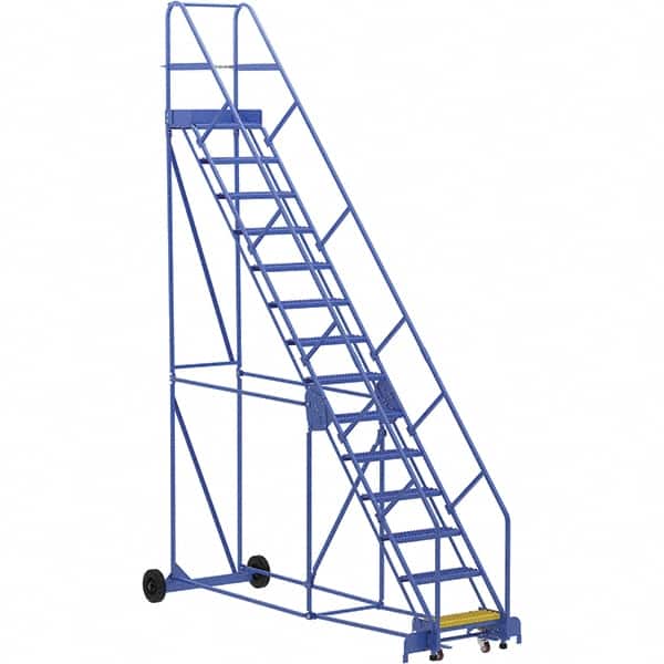 Vestil - 176" High 350 Lb Capacity 14 Step Ladder - Apex Tool & Supply