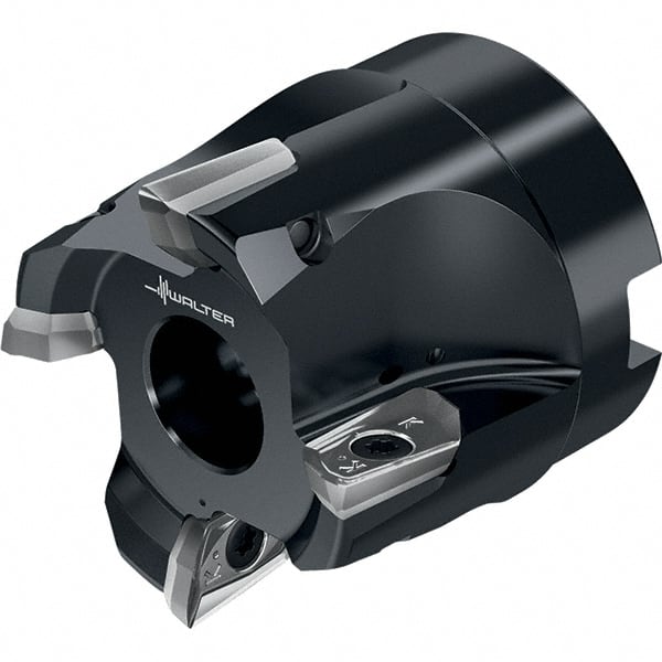 Walter - 50mm Cut Diam, 22mm Arbor Hole Diam, Indexable Square-Shoulder Face Mill - Apex Tool & Supply