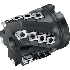 Walter - 2" Cut Diam, 1" Arbor Hole Diam, Indexable Square-Shoulder Face Mill - Apex Tool & Supply