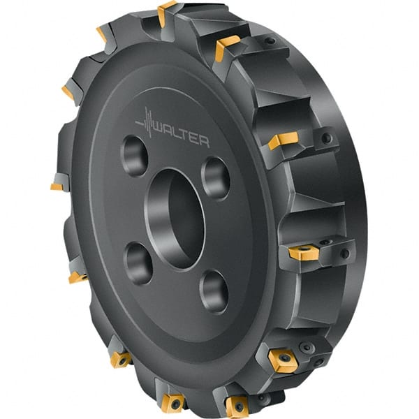 Walter - 125mm Cut Diam, 40mm Arbor Hole Diam, Indexable Square-Shoulder Face Mill - Apex Tool & Supply