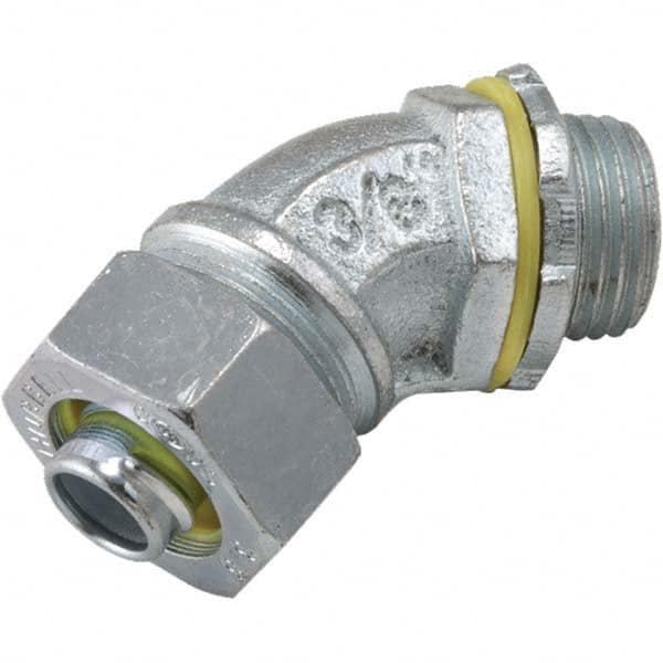 Hubbell-Raco - 3/8" Trade Liquidtight Conduit Connector - Apex Tool & Supply