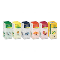 Bigelow - Coffee, Tea & Accessories Breakroom Accessory Type: Tea Bags Breakroom Accessory Description: Assorted Tea Packs, Six Flavors, 28/Box, 168/Carton - Apex Tool & Supply