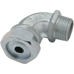 Hubbell-Raco - 0.7 to 0.65" Liquidtight Elbow Strain Relief Cord Grip - Apex Tool & Supply