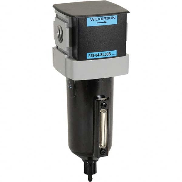 Wilkerson - Filters Port Size (NPT): 1/2 Height (Inch): 8-3/8 - Apex Tool & Supply