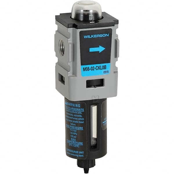 Wilkerson - Coalescing Filters Port Size: 1/4 Maximum Working Pressure (psi): 150 - Apex Tool & Supply