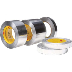 3M - 60 Yd x 2" x 4.6 mil Silver Aluminum Foil Tape - Apex Tool & Supply