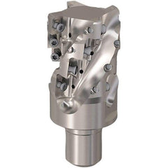 Seco - 1-1/2" Cut Diam, 44mm Max Depth of Cut, 20mm Shank Diam, 55mm OAL, Indexable Square Shoulder Slot Milling End Mill - XO.X12.. Inserts, M20 Modular Connection, 90° Lead Angle, Through Coolant, Series 217.69-12-Helical - Apex Tool & Supply