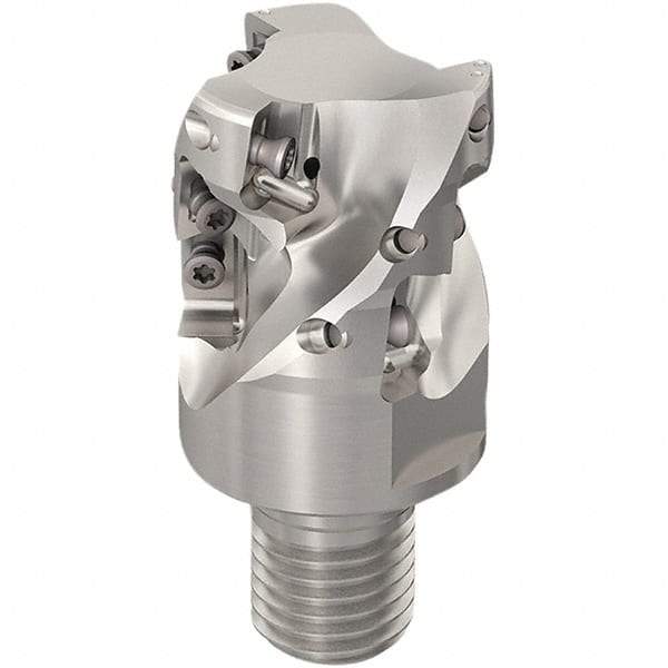 Seco - 40mm Cut Diam, 33mm Max Depth of Cut, 20mm Shank Diam, 50mm OAL, Indexable Square Shoulder Slot Milling End Mill - XO.X12.. Inserts, M20 Modular Connection, 90° Lead Angle, Through Coolant, Series 217.69-12-Helical - Apex Tool & Supply