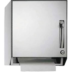 ASI-American Specialties, Inc. - Manual, Stainless Steel Paper Towel Dispenser - 1 Roll with Stub or 1 Roll 8" or 1 Roll 9", Silver - Apex Tool & Supply