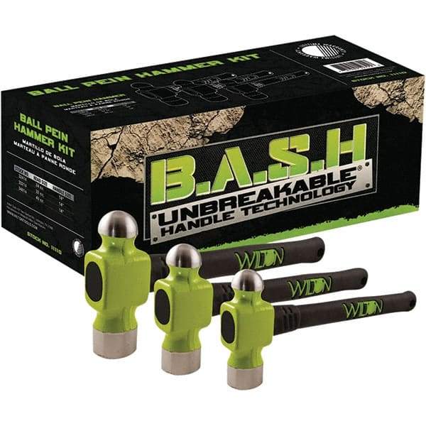 Wilton - Hammer & Mallet Sets Type: Ball Pein Number of Pieces: 3 - Apex Tool & Supply