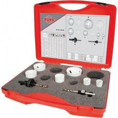 Rothenberger - Hole Saw Kits Minimum Saw Diameter (Inch): 3/4 Maximum Saw Diameter (Inch): 2-1/2 - Apex Tool & Supply