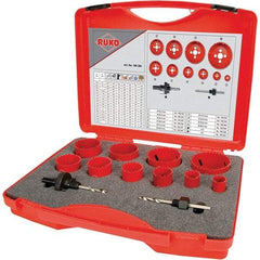 Rothenberger - Hole Saw Kits Minimum Saw Diameter (Inch): 7/8 Maximum Saw Diameter (Inch): 2-1/2 - Apex Tool & Supply