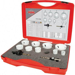Rothenberger - Hole Saw Kits Minimum Saw Diameter (Inch): 3/4 Maximum Saw Diameter (Inch): 2-1/2 - Apex Tool & Supply