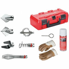 Rothenberger - Drain Cleaning Machine Cutters & Accessories Type: Tool Kit for Drain Cleaner For Use With Machines: Rothenberger R600 Drain Cleaner - Apex Tool & Supply