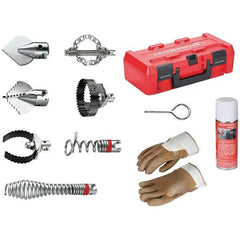 Rothenberger - Drain Cleaning Machine Cutters & Accessories Type: Tool Kit for Drain Cleaner For Use With Machines: Rothenberger R600 Drain Cleaner - Apex Tool & Supply