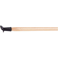 Weiler - 60 x 1-1/8" Wood Squeegee Handle - Bolt-On Connection, Tan - Apex Tool & Supply