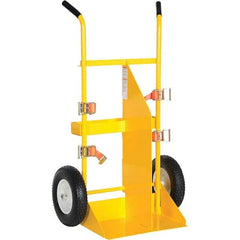Vestil - 500 Lb Capacity 57-11/16" OAH Torch Cart - Dual Grip Handle, Steel, Pneumatic Wheels - Apex Tool & Supply