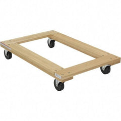 Vestil - 1,200 Lb Capacity Hardwood Dolly - 36" Long x 24" Wide - Apex Tool & Supply