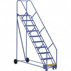 Vestil - 130" High 350 Lb Capacity 10 Step Ladder - Apex Tool & Supply