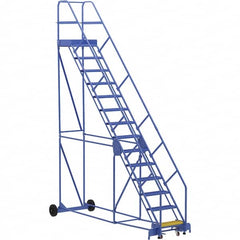 Vestil - 176" High 350 Lb Capacity 14 Step Ladder - Apex Tool & Supply