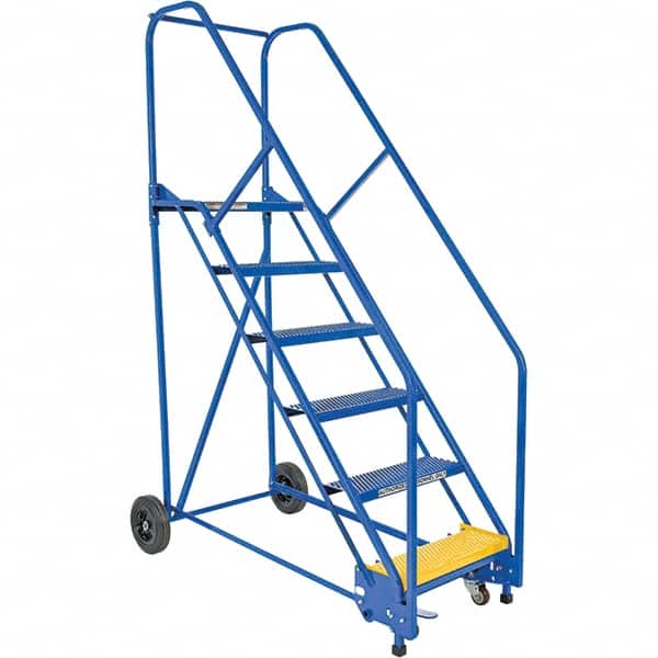 Vestil - 90" High 350 Lb Capacity 6 Step Ladder - Apex Tool & Supply