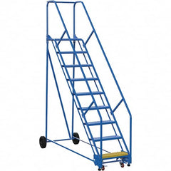 Vestil - 120" High 350 Lb Capacity 9 Step Ladder - Apex Tool & Supply