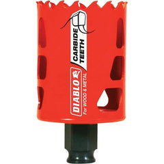 Freud - 2" Diam, 2-3/8" Cutting Depth, Hole Saw - Carbide-Tipped Saw, Toothed Edge - Apex Tool & Supply