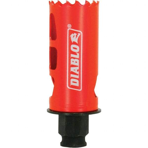 Freud - 1-1/4" Diam, 2-3/8" Cutting Depth, Hole Saw - Bi-Metal Saw, Toothed Edge - Apex Tool & Supply