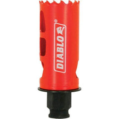 Freud - 1-1/4" Diam, 2-3/8" Cutting Depth, Hole Saw - Bi-Metal Saw, Toothed Edge - Apex Tool & Supply