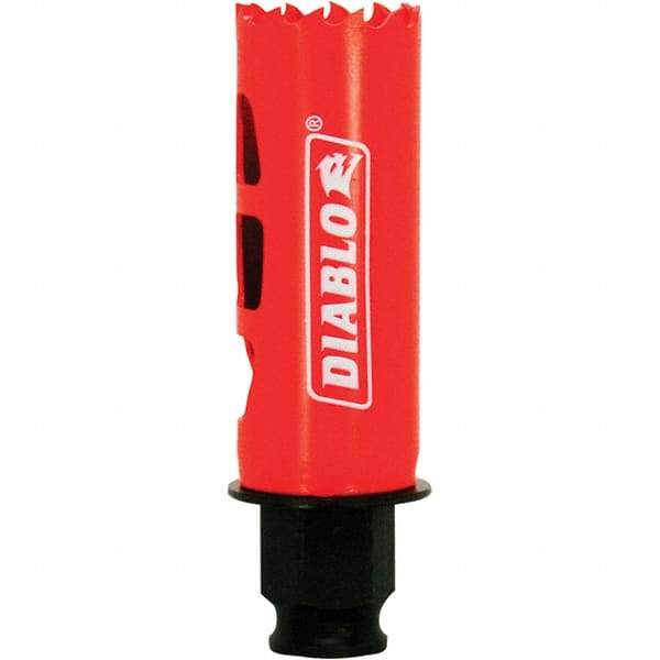 Freud - 1-1/16" Diam, 2-3/8" Cutting Depth, Hole Saw - Bi-Metal Saw, Toothed Edge - Apex Tool & Supply