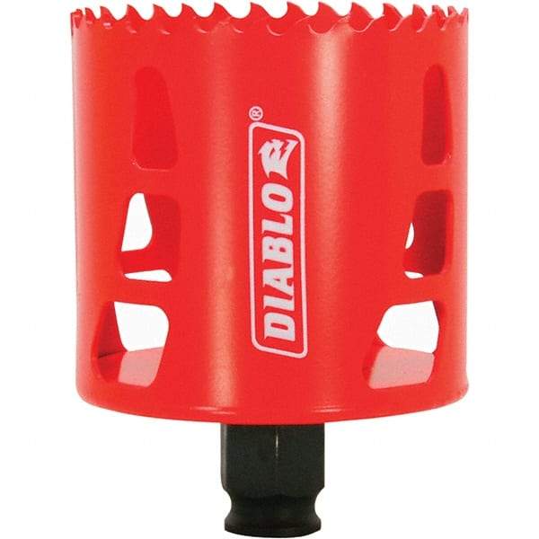 Freud - 2-11/16" Diam, 2-3/8" Cutting Depth, Hole Saw - Bi-Metal Saw, Toothed Edge - Apex Tool & Supply