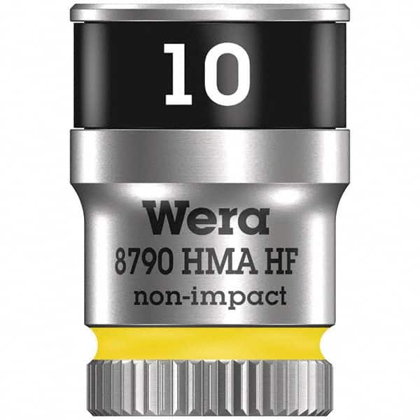 Wera - Specialty Sockets Type: Shallow Socket Size (mm): 10.0 - Apex Tool & Supply