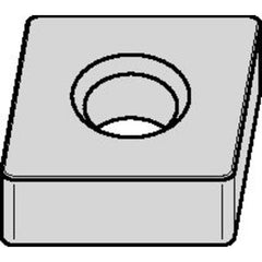 CNGA 433 A|None CW2015, 3/64″ Corner Radius, 3/16″ Thick, 1/2″ Inscribed Circle, Uncoated, Turning Indexable Insert - Apex Tool & Supply
