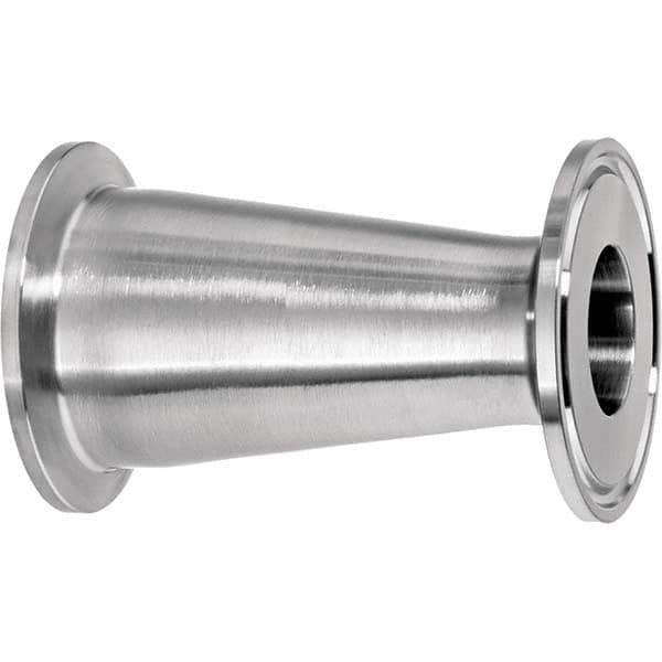 Value Collection - Sanitary Stainless Steel Pipe Fittings Type: Straight Reducer Style: Quick-Clamp - Apex Tool & Supply